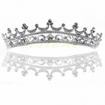 Wedding Bridal Princess Austrian Stunning Crystal Hair Tiara Crown Veil Headband